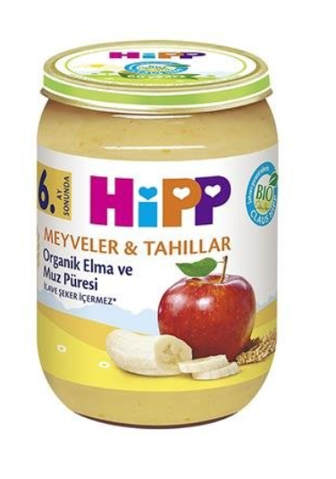 HİPP MAMA ORGANIC 190 GR RICE raspberry apple puree*6