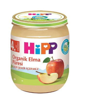هيب طعام اطفال عضوي 125 غرام من التفاح * 6