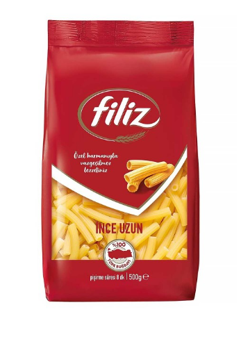 FILIZ PASTA THIN AND TALL 500 GR * 20