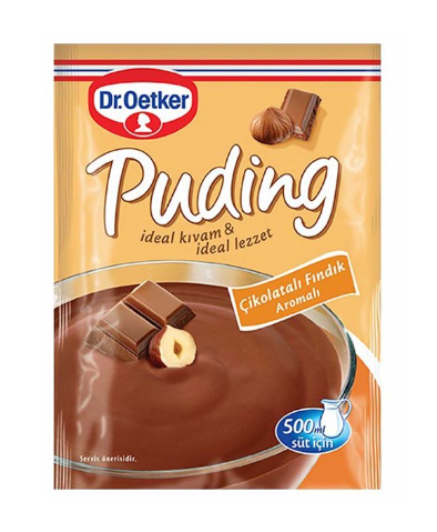 DR.OETKER PUDİNG ÇİKOLATALI FINDIKLI 102 GR*24