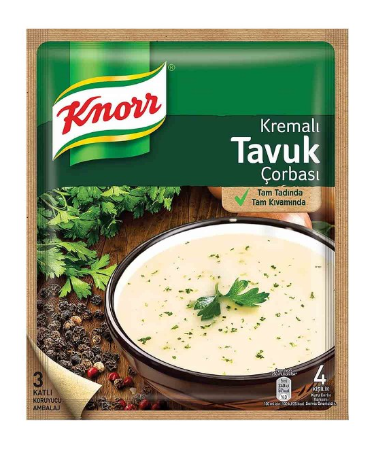 KNORR SOUPE A LA CREME ET AU POULET*12