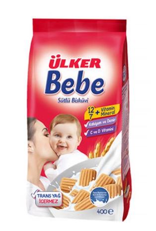 ÜLKER BEBE (145-00) BISCUIT AU LAİT 400 Gr*8