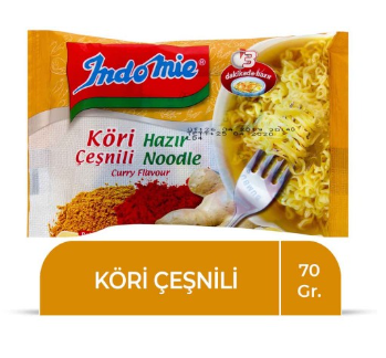 İNDOMİE ЛАПША БЫСТРОГО ПРИГОТОВЛЕНИЯ С ПРИПРАВОЙ КАРИ 75 ГР *40