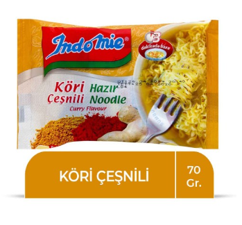 İNDOMİE NOODLE PAKET KÖRİ SOSLU 75 GR*40