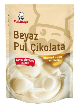 PAKMAYA WHITE FLAKE CHOCOLATE 100GR * 12