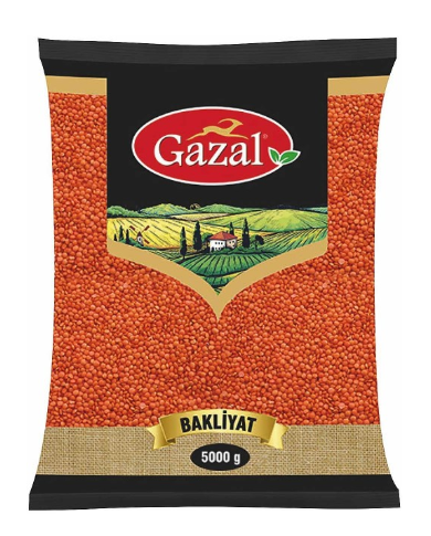 GAZAL LENTILLES ROUGES 5 KG*4