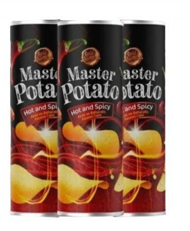 MASTER POTATO CHIPS EPICEE 160 GR*14