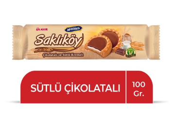 ÜLKER SAKLI KÖY SÜTLÜ ÇİKOLATALI 100gr*18