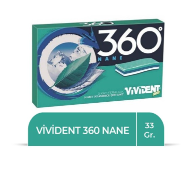 VİVİDENT CÜZDAN 360 NANE*18