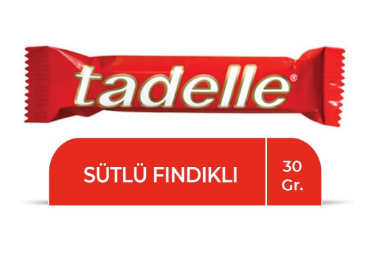 TADELLE CHOCOLAT AUX LAIT ET NOISETTES 30gr*20