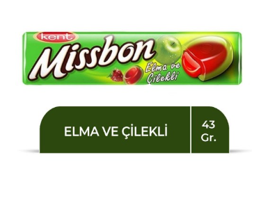 KENT MISSBON POMME FRAISE 43 GR * 24