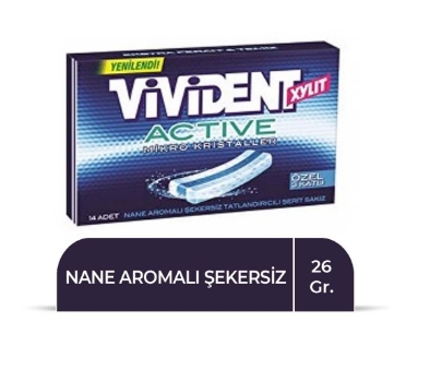 VİVİDENT CÜZDAN ACTİVE 3 KAT MAVİ*18