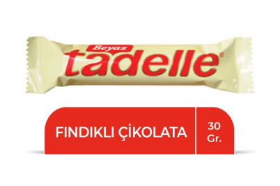 TADELLE CIKOLATA BEYAZ FINDIKLI 30 GR*20