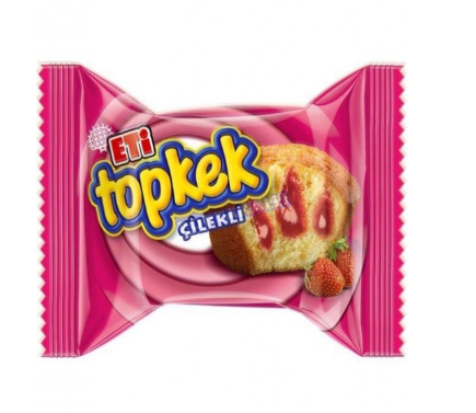 ETI TOPKEK WITH STRAWBERRY 40 GR * 24