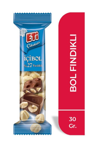 ETİ ÇİKOLATA BOL FINDIKLI 30 GR*12