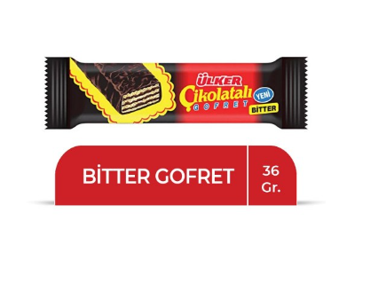 ÜLKER (1360-01) WAFER WITH DARK CHOCOLATE 36 GR*24