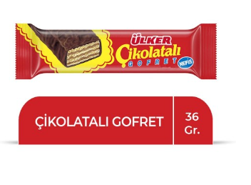 ÜLKER (1359-01) GAUFRETTE AU CHOCOLAT*36