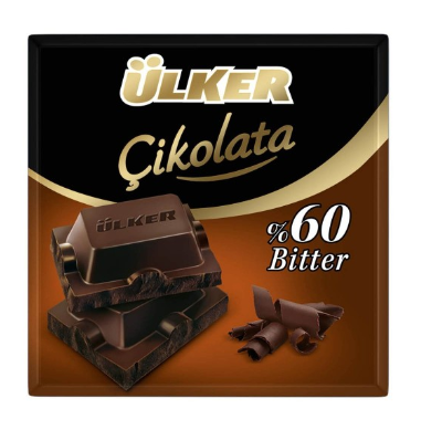 ÜLKER %60 BİTTER KARE 60 GR * 6