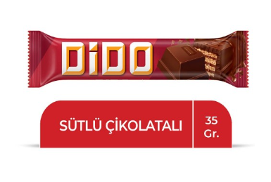 ÜLKER (1306-08) DIDO COVERED WITH CHOCOLATE 35 GR*24