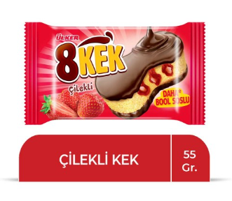 ÜLKER DANKEK 8 KEK ÇİLEKLİ 55 GR*24