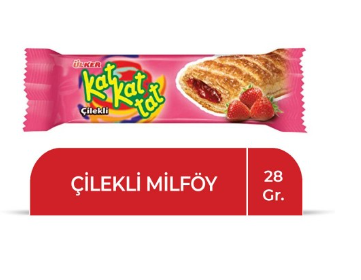 ÜLKER (695-08) KATKAT FRAISE 28GR*24