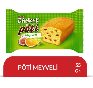 ÜLKER DANKEK PÖTİ FRUİTS CAKE 35 GR*24