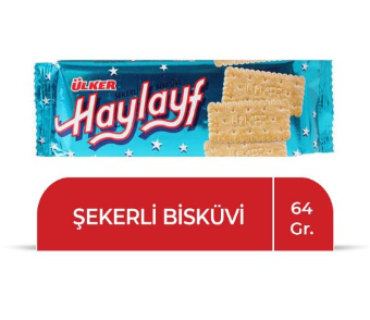 ÜLKER (81-04) HAYLAYF BISCUITS 64 GR*24