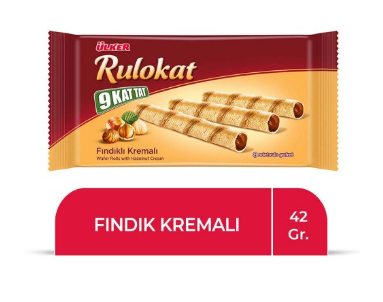 ÜLKER RULOKAT FINDIK KREMALI 42 GR*12