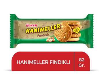 ÜLKER (1132-07) HANIMELLER HAZELNUT RULLO 82 GR*18