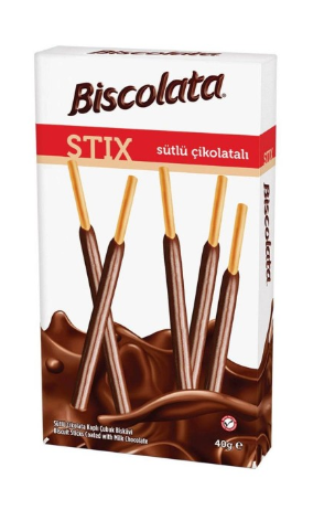 Şölen Biscolata Stix Chocolat au Lait 40GR*16