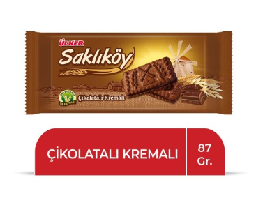 ÜLKER (841-09) SAKLIKOY 87 GR CHOCOLATE WITH CREAM*24