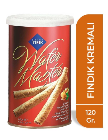 ÇİZMECİ TİME 150GR WAFER MASTER WITH HAZELNUT*24 TIN