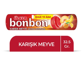 ÜLKER (545-07)BONBON MEYVELİ*18