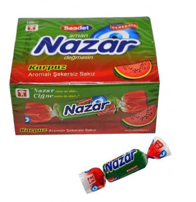 NAZAR CHEWİNG GUM A LA PASTHEQUE *100