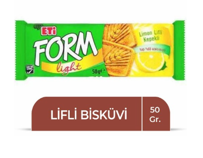 ETİ FORM LEMON FIBER BISCUIT 50GR*24