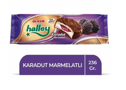 ÜLKER (1869-04) HALLEY KARADUTLU 236 GR(7'li)*12