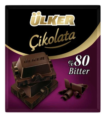 أولكر شوكولاتة داكنة 80% - 60 غرام * 6