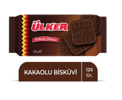 ÜLKER (1880-03) KAKAOLU BİSKÜVİ 125 GR*12