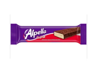 ÜLKER (901-02) ALPELLA MILK CHOCOLATE WAFER 24 GR *36