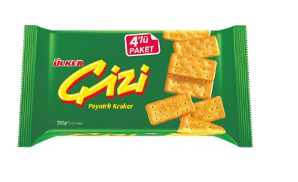 أولكر (92-01) تشيزي كراكر بالجبنة 280 غرام * 12