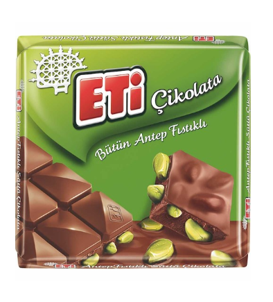 ETİ CARRÉ CHOCOLAT AUX PISTACHES 60GR * 6