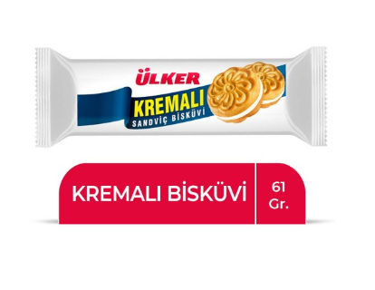 ÜLKER (1099-08) BISCUIT AU CRÉME 61 GR *24