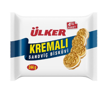 ÜLKER CREAM BISCUIT 244 GR * 11