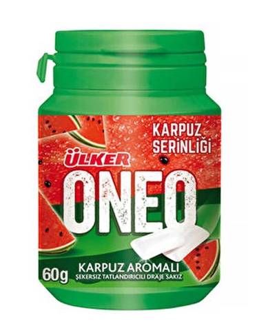 ÜLKER ONEO KARPUZ AROMALI SAKIZ BOTTLE*12