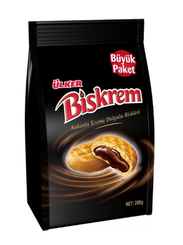 ÜLKER BİSKREM POŞET 200GR*12