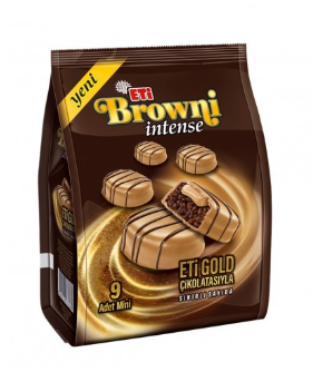 ETI BROWNI INTENSE GOLD CHOCOLATE MINI 135GR * 12