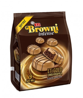 ETİ BROWNİ İNTENSE GOLD ÇİKOLATALI MİNİ 135GR*12