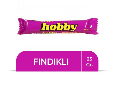 ÜLKER (270-01) HOBBY BAR NOISETTE 25 GR * 24