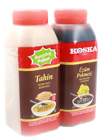 KOSKA TAHİNİ+MOLASSES (400GR+300GR)*6