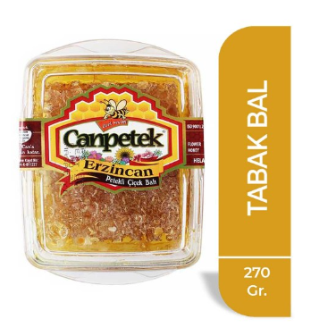 CANPETEK COMBED PLATE HONEY 270GR * 27